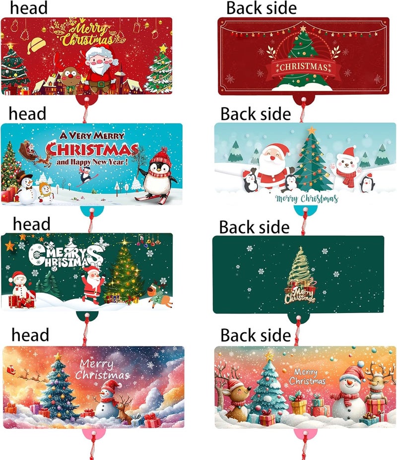 Pittera unique christmas cash gift envelopes for cash 10 slots，unusual christmas money holders for gifts envelopes card booklet，xmas money envelopes for ideas (4Pack) - Image 5